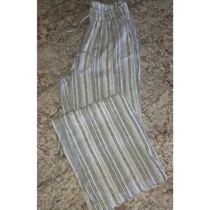 Briggs Linen Blend Palazzo Pants Size 6 ❤️